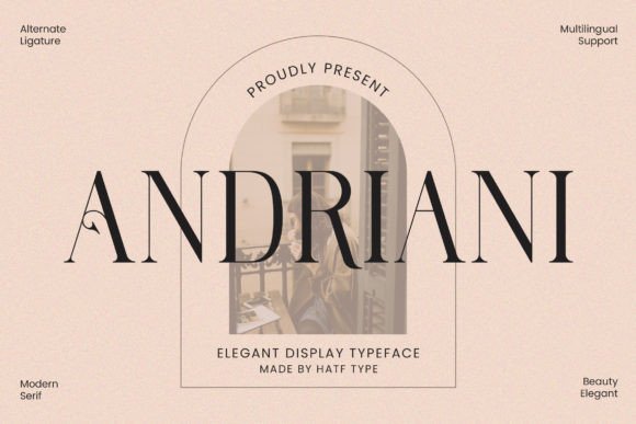 Andriani: A Typeface for Editorial Excellence