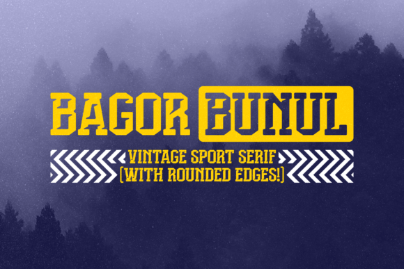 Bagor Bunul: A Bold Serif Font for Modern Web Design