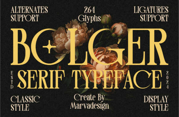 Bolger Font – A Strategic Display Typeface for Campaign Design