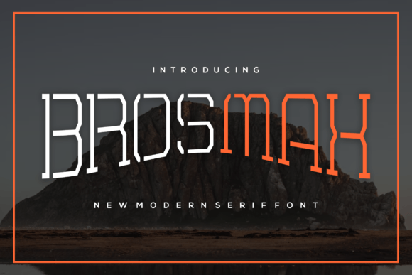Brosmax: A Serif Font for Subtle Sophistication