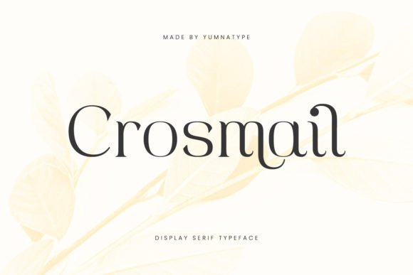 Crosmail Font: A Designer’s Choice for Modern Branding