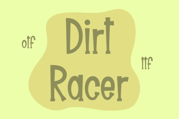 Dirtracer Font: A Playful Serif for Digital Branding
