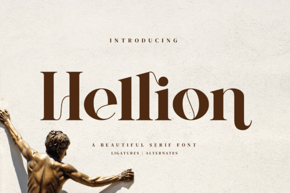 Hellion Typeface: A Stylish Serif for Branding Projects