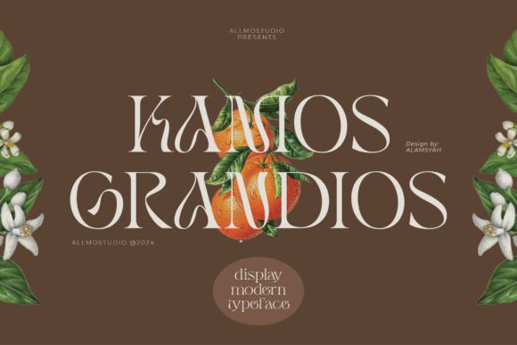 Kamos Grandios: A Serif Font with a Timeless Edge