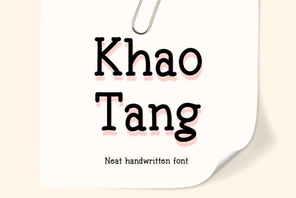 Khaotang: A Sophisticated Serif Typeface for Editorial Design