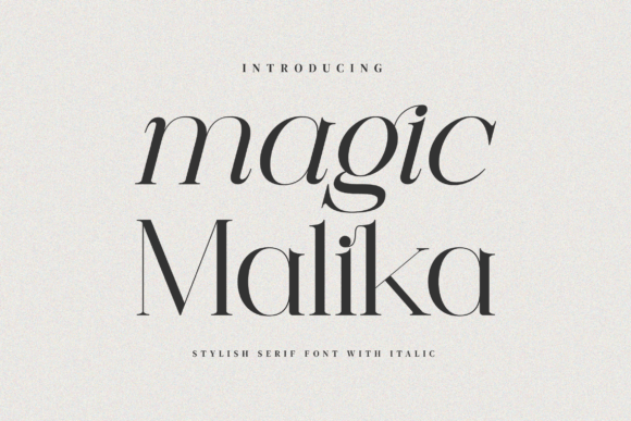 Magic Malika: A Serif Font That Elevates Brand Content