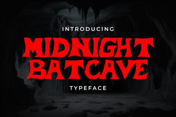 Midnight Batcave Font: Spooky Serif for Strong Campaign Impact