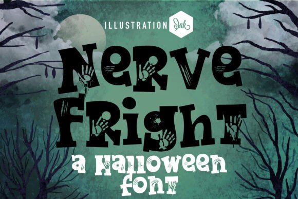 Nerve Fright: A Decorative Typeface with Edge for Editorial Design