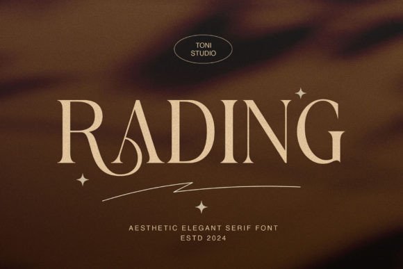Rading: A Stylish Serif Font for Makers and Merchants