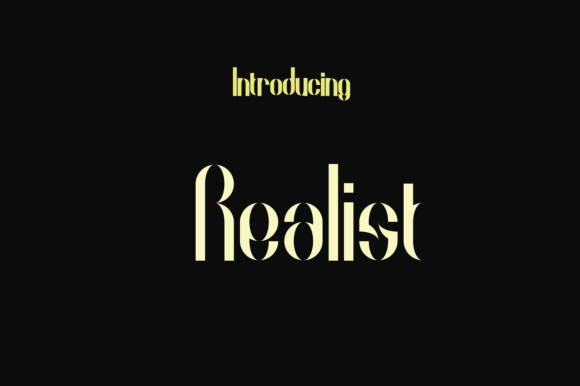 Realist: A Modern Serif for Real-World Design