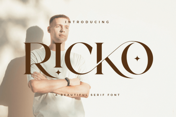 Ricko Font: A Minimalist Serif for Strong Brand Typography