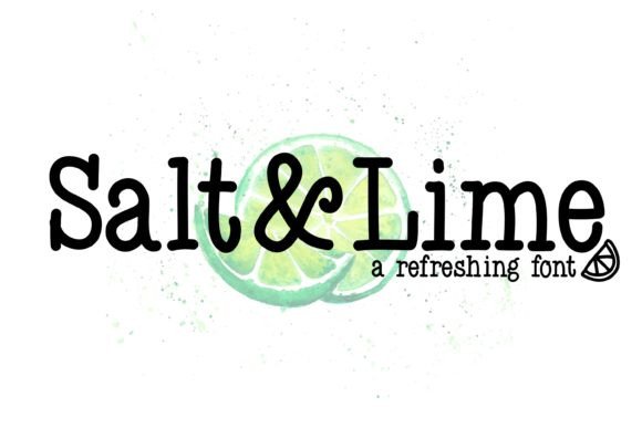 Salt Lime: A Playful Serif Font That Brings Summer to Your Handmade Creations