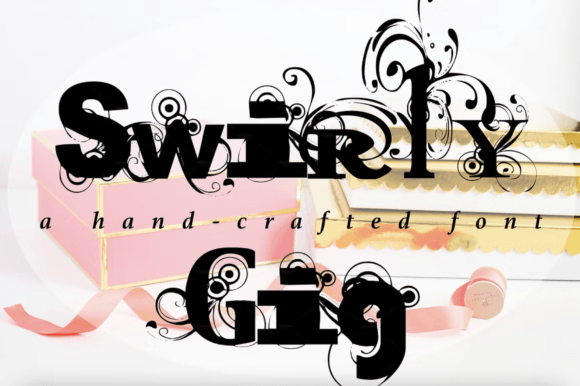 Swirly Gig Font: A Decorative Typeface for Creative Makers