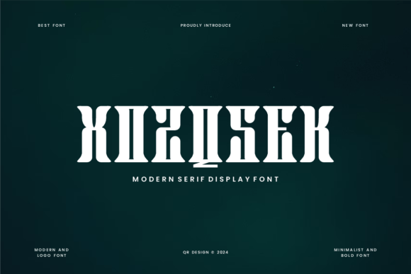 Xozqsek: A Serif Font That Elevates Your Campaign Design