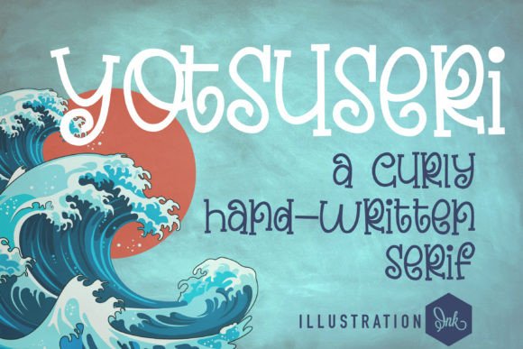 Yotsuseri Font: A Handwritten Serif for Creative Makers