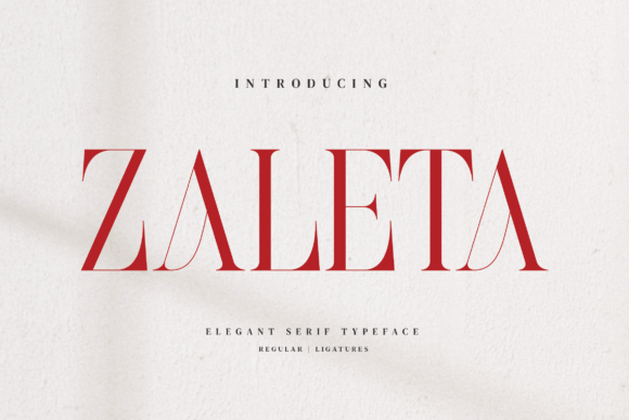 Zaleta: A Premium Serif Typeface for Impactful Campaigns